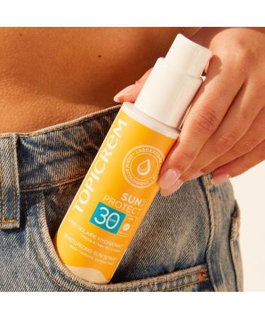  Topicrem Topicrem - Sun Protect Moisturizing Sunscreen Spray for Face and Body SPF30 - Very High Protection 8-Hour Moisturizing Sunscreen Fluid - Sensitive Skin Care From 3 - Buy Online on GoSupps.com