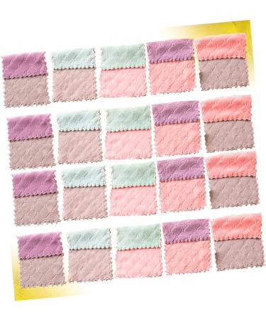 Solustre 60-Piece Microfiber Cleaning Cloth Set - Kitchen Dish Towels in 3 Colors | Durable Absorbent & No-Spill Cloths for Effortless Cleaning - Buy Online on GoSupps.com