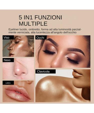 Face Highlighter - Nose Contouring Cream - Long-Lasting Waterproof Cosmetics for School Travel Holidays Parties Outdoor Scenes - Buy Online on GoSupps.com