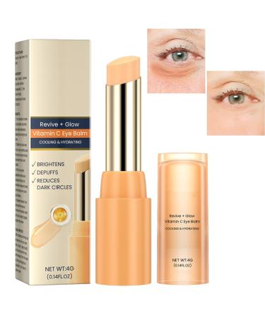 Glow Vitamin C Eye Balm Vitamin C Eye Cream Stick Eye Cream Stick Anti Aging Vitamin C Retinol Eye Cream Stick Glow Eye Balm Stick Vitamin C Eye Cream for Dark Circles and Puffiness