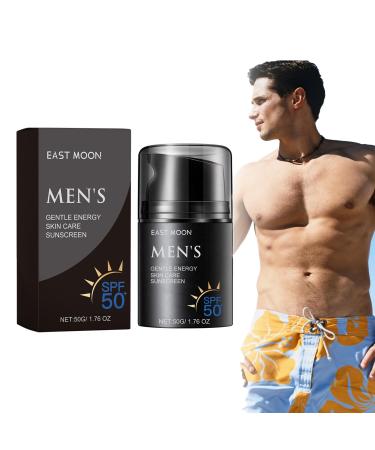 Men's Sun Cream SPF 50 Face Sun Cream SPF 50 SPF Face Moisturiser For Moisturizing Gentle And Refreshing Sunscreen SPF 50 Isolation Ultraviolet Protection Sunscreen For Face & Body Non-Sticky