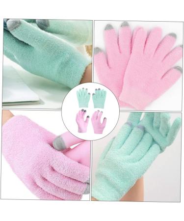minkissy 2pairs Gel Touch Screen Gloves Dry Hands Gloves Hand Beauty Touchscreen Gloves Touch Screen Moisturizing Gloves Scrub Mitts Spa Gel Gloves Mittens Cosmetic Yarn Australia - Buy Online on GoSupps.com