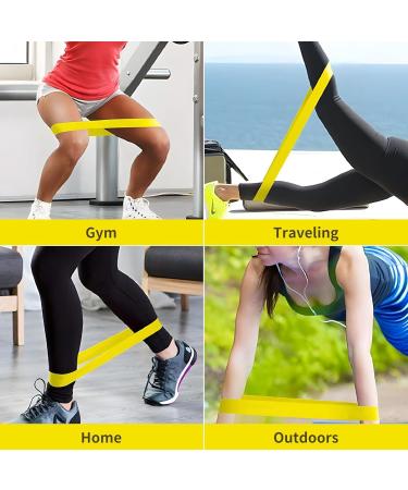OKSTENCK Resistance Bands Exercise Bands with 5 Different Resistance Levels Resistance Fitness Exercise Band Made of Natural Skin-Friendly Material Comes with Carrying Bag Indoor and Outdoor Home gym. - Buy Online on GoSupps.com