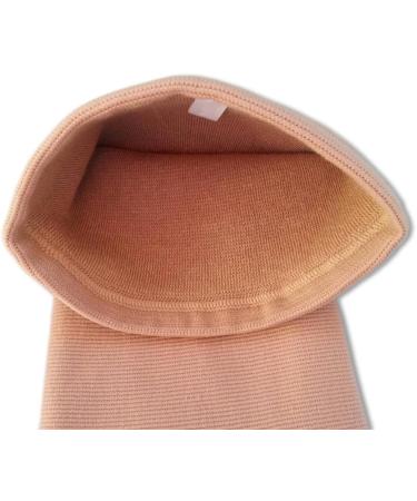 Medical Grade Small Beige Knee Support - Elastic Compression Tubular Sleeve - Buy Online on GoSupps.com