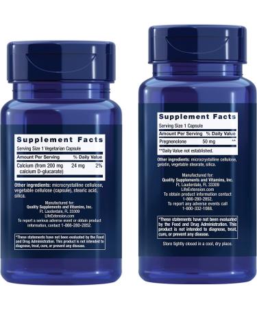 Life Extension Calcium D-Glucarate 200mg - 60 Vegetable Capsules | Support Detox & Hormone Balance - Buy Online on GoSupps.com
