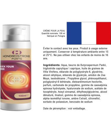  Hondrostrong Forte Cream - 500ml (5 x 100ml) - Pack of 5 - Buy Online on GoSupps.com