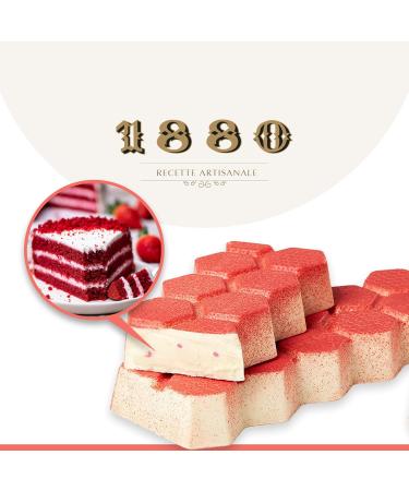 Red Velvet Signature Chocolate Nougat Creamy Texture Covered with a Crispy Chocolate Layer Supreme Quality Authentic Taste the Most Expensive Nougat in the World 200g - Buy Online on GoSupps.com