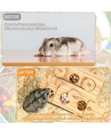 6-in-1 Guinea Pig & Hamster Toy Set | Wooden Accessories for Small Animals | Ideal for Rabbits Chinchillas & More - Buy Online on GoSupps.com