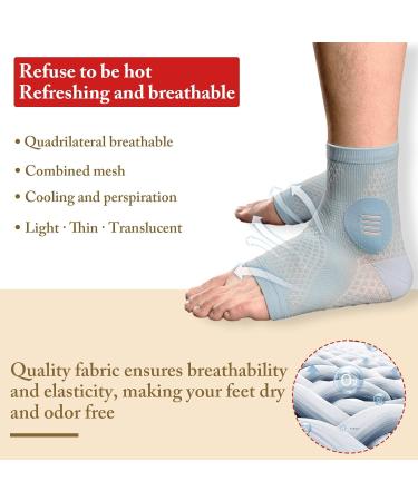 Neuropathy Socks for Men & Women | Compression Pain Relief for Plantar Fasciitis & Ankle Swelling - Gray XL - Buy Online on GoSupps.com