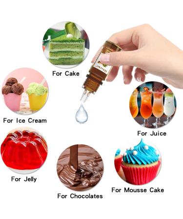 Food Flavoring Oil - Concentrated Candy Flavors 6 Liquid Lip Gloss Flavoring Oil Almond Butter Pecan Pistachio Flavor Oil for Baking Cooking Slime Making Drinks Water & Oil Soluble - 0.25 Fl Oz - Buy Online on GoSupps.com