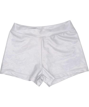 Girls Sparkle Glitter Dance Shorts | Athletic Gymnastics Bottoms | Size 7-8 Years - Buy Online on GoSupps.com
