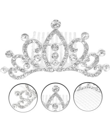 FRCOLOR Tiara Crown for Children Girls with Combs Children's Tiara Mini Comb Combs for Children Hair Comb with Rhinestone Girls Combs for Prom Children's Tiara Girls Combs Small Crown Mittel  - Buy Online on GoSupps.com