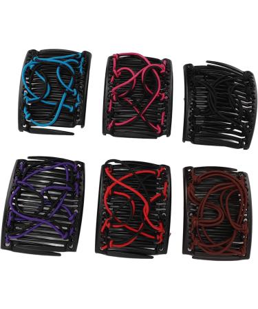 Magic Hair Comb Vintage Stretchy Double Comb Hair Forks Clips Bun Maker Women Girls Hairstyle Multipurpose Hair Accessories - Buy Online on GoSupps.com