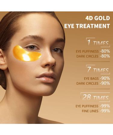 Xhoon Gold Collagen Under Eye Patches - Dark Circles & Puffiness Treatment - 20 Pairs - Buy Online on GoSupps.com