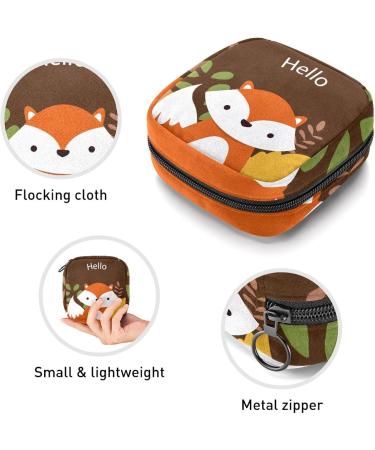 Shop Women's Bonds Storage Pocket Stillpad Holder | Hello Autumn Fox Portable Period Kit Bag - Ideal for Women & Girls - Buy Online on GoSupps.com