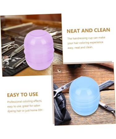 Homoyoyo Gobelet M langeur Pour Coiffure Lot De 2 Bol Transparent Et Graduations Faciles Pour M lange Pr cis De Teinture Cheveux En Salon Domicile - Buy Online on GoSupps.com
