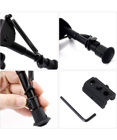 Pinty Tactical Rifle Bipod | Picatinny Rail Compatible | Adjustable Height | Hardened Steel & Aluminum - Buy Online on GoSupps.com