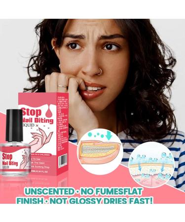 Bitter Nail Polish - 10ML Fingernail Biting Polish - Stop Biting Nails Stop Nail Biting Solution Safe Long-Lasting For Kids And Adults To Curb Nail Biting - Buy Online on GoSupps.com