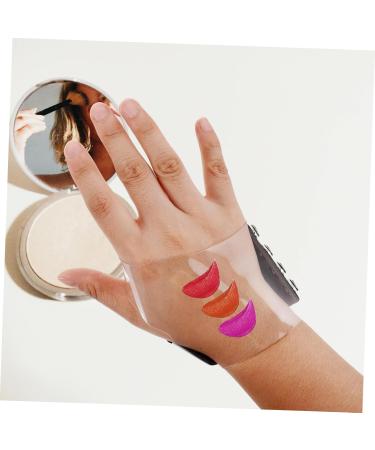  HAPINARY Makeup Mixing Palette Transparent Hand Tray for Makeup Lovers and Professionals Makeup Mixing Palette Manicure Plate Cosmetic Plate Foundation Mixing Plate - Buy Online on GoSupps.com