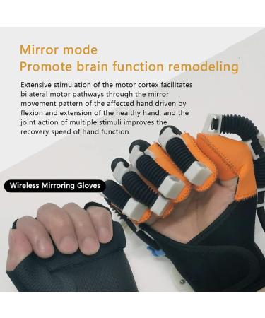 Hand Rehabilitation Robotic Gloves Stroke Hand Mirror Rehabilitation Robot Protector Carry Out Rehabilitation Training Left hand-XL - Buy Online on GoSupps.com
