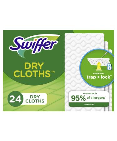 Swiffer Dry Multi-Surface Sweeping Cloth Refills for Floor Sweeping and Cleaning Unscented 48 Count