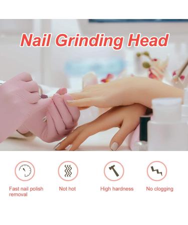 5-Part Nail Drill Grinding Head Set | Premium Nail Art & Manicure Tools for Beauty Salons & Home | Dead Skin Removal Accessories - Buy Online on GoSupps.com