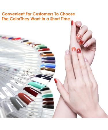 Buy SunshineFace Nail Spiral Display Stand - 120pcs Artificial Nail Tips & Manicure Tools | International Shipping Available - Buy Online on GoSupps.com