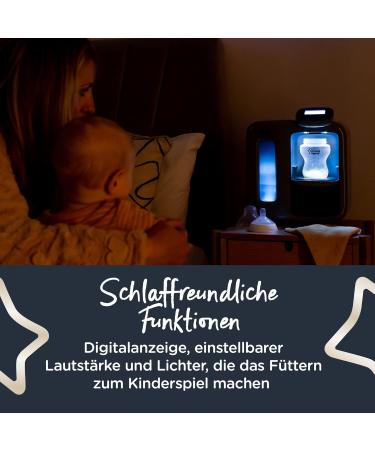Tommee Tippee Perfect Prep - Day & Night Bottle Antibacterial Filter Digital Display | Sleep-Friendly Pacifiers - Black EU Connector - Buy Online on GoSupps.com