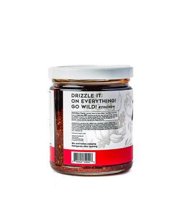 ZINDREW Chili Crunchy Garlic Chili Oil X BATCH 8.12oz - Premium Spicy Umami Gourmet Sauce - Buy Online on GoSupps.com