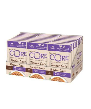 Wellness Core tender cuts cat food wet in sauce grain free high meat content turkey & duck 24 x 85 g 85g (24 Pack) Pute & duck 85 g (24 Pack)