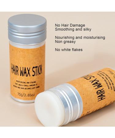 2.6 Oz Hair Wax Stick Hair Styling Wax Stick for Frizz Strong Hold Improve Frizzy Moisturizing Hair Soft Shiny Hair Styling Wax - Buy Online on GoSupps.com
