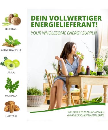  MoriVeda MoriVeda Superfood Tabs 1000mg with Moringa Ashwagandha and Triphala rich in vitamins minerals antioxidants micronutrients 120 tablets - Buy Online on GoSupps.com