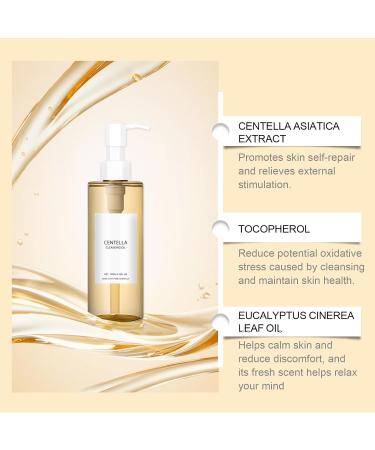 Centella Asiatica Make-up Remover Cleansing Oil Lightweight Cleansing Oil Eye and Lip Makeup Remover Refreshing and Gentle Cleansing of Face and Lip Makeup 100ml - Buy Online on GoSupps.com