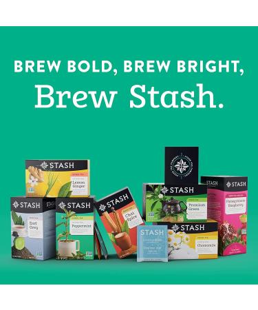 Stash Tea Premium Green Tea Bags - 20 Count Box (Pack of 6) | Foil Freshness - Buy Online on GoSupps.com