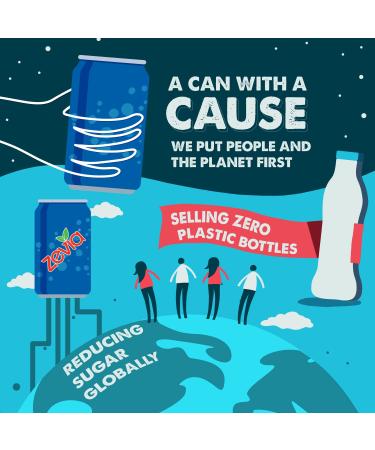 Zevia Zero Calorie Soda Rainbow Variety Pack - 24 Pack of 12 oz Cans - Buy Online on GoSupps.com