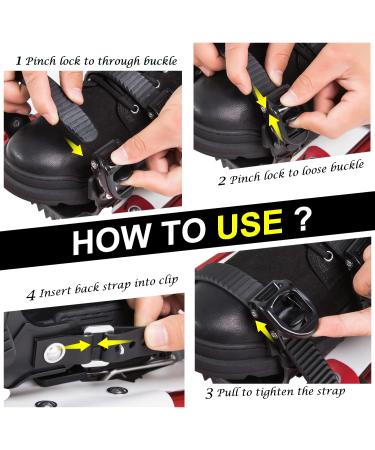 Goutone Lightweight Snowshoes for Adults - 25 Inches, White/Red, with Trekking Poles & Carrying Bag - Ideal for Hiking & Mountaineering - Buy Online on GoSupps.com