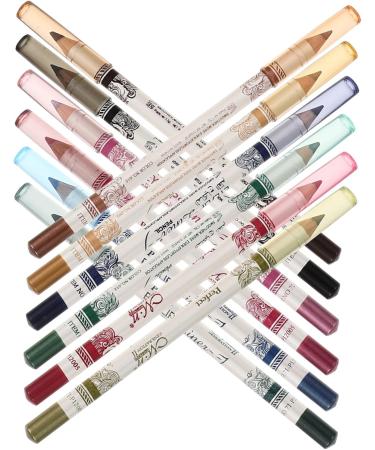 Healeved 3pcs 12 Waterproof Eyeliner Pencil Shimmer Eyeliner Glitter Outfit Eye Liner Pencils Flash Suit - Buy Online on GoSupps.com