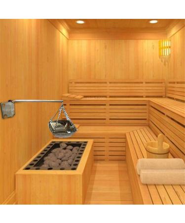 Premium 5-Piece Sauna Accessories Set - 7L Bucket Scoop Hourglass & Thermometer Hygrometer for Ultimate Wellness - Buy Online on GoSupps.com