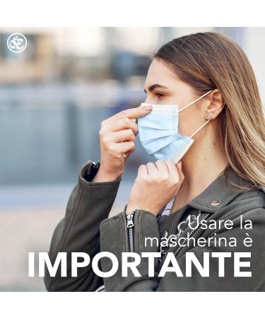 Buy EN14683 Certified 3-Layer Medical Masks - 100 Disposable Surgical Masks (BFE 98%) - Blue Oral Protection Masks for International Shipping - Buy Online on GoSupps.com