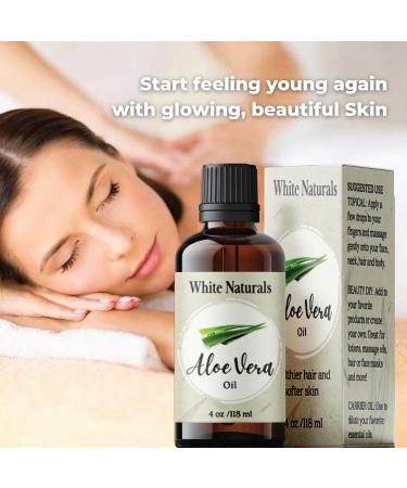 Organic Aloe Vera Oil Therapeutic Premium Oil Moisturizing Cold Pressed 100% Pure Natural Aloe Barbadensis Care for Skin Body Hair Growth Face Moisturizer Baby Oils Used for Massage Bath 4oz Aloe Vera 3.99 Fl Oz (Pa  - Buy Online on GoSupps.com