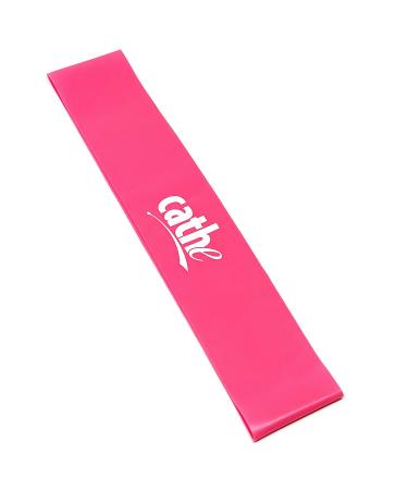 Cathe Extra-Smooth TPE Coral Light Tension Firewalker Resistance Band Loop - Perfect for Shaping Legs & Glutes As Well As Upper Body Strength Yoga & Therapy Exercises