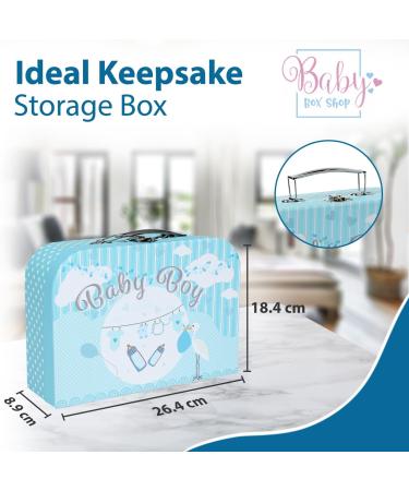 Baby Box Shop Baby Boy Gifts Newborn - 7 Baby Shower Gifts for Baby Boy includes New Baby Boy Gifts in a New Born Baby Gift Set New Born Baby Boy Gift Baby Boy Hamper for New Born Baby - Blue - Buy Online on GoSupps.com