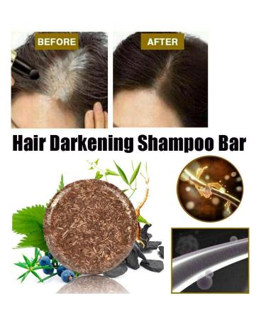 Natural Hair Darkening Shampoo Bar - Organic Conditioner for Maintenance - Buy Online on GoSupps.com