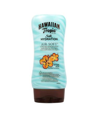 Hawaiian Tropic Satin Protection Sunscreen SPF 50+ & Silk Hydration After Sun Lotion - 180 ml Bundle | International Shipping Available - Buy Online on GoSupps.com