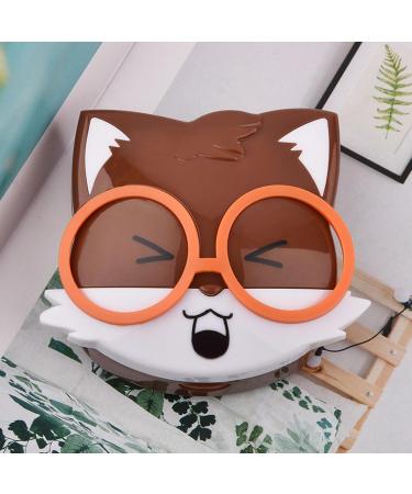 Portable Cartoon Animal Contact Lens Case | Cute Squirrel Design Organizer for Easy Travel & Care - Buy Online on GoSupps.com