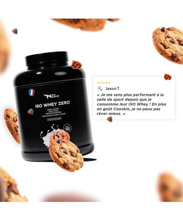 ISO WHEY ZERO | 85% Protein | Micro-Cold Filtered | Rich in Amino Acids | Sugar Free | Bodybuilding & Dry | Team Nutrition - French Brand (Cookie & Cream 2000g) - Buy Online on GoSupps.com