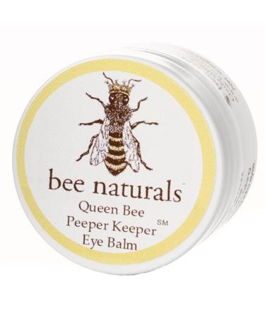 Bee Naturals Queen Best Eye Balm Peeper Keeper - Eyelid Cream Reduces Crows Feet, Wrinkles & Fine Lines - Moisturizes Your Skin - Vitamin E + 10 All Natural Nutrient Oils Peeper Keeper (1 pack)