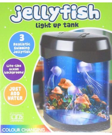 Colour Changing LED Jellyfish Mood Light Lamp Aquarium Tank - Buy Online on GoSupps.com