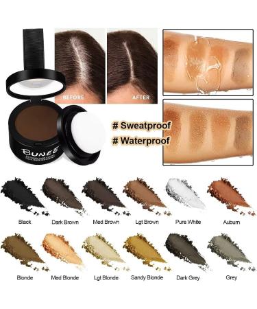 Volumizing powder concealing and correcting touch-up for smoothing hair beard and eyebrows covering and hiding regrowth anti-thinning for men and women pocket-sized 4g (dark navy) - Buy Online on GoSupps.com