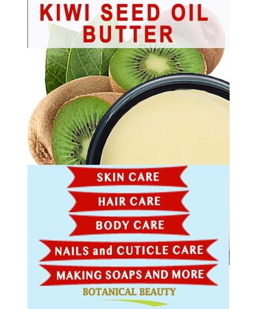 Botanical Beauty KIWI SEED OIL BUTTER RAW VIRGIN UNREFINED Cold Pressed for Face Body Hair Nails Skin Hands Rich in vitamin E Vitamin C (4 Fl Oz) 4 Fl Oz (Pack of 1) - Buy Online on GoSupps.com